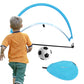 Portable Pop Up Soccer Goal Set with 3 Ground Pegs and Storage Bag