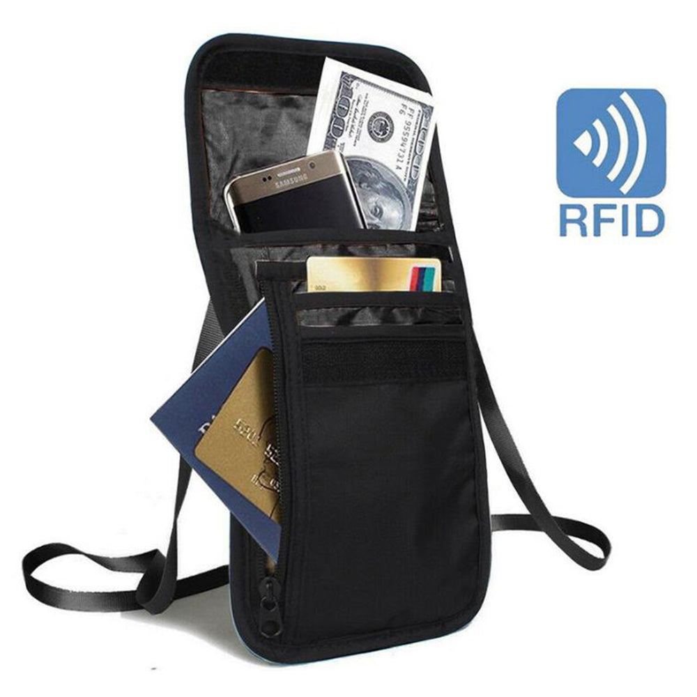 RFID-Blocking Travel Anti-Theft Security Crossbody Bag