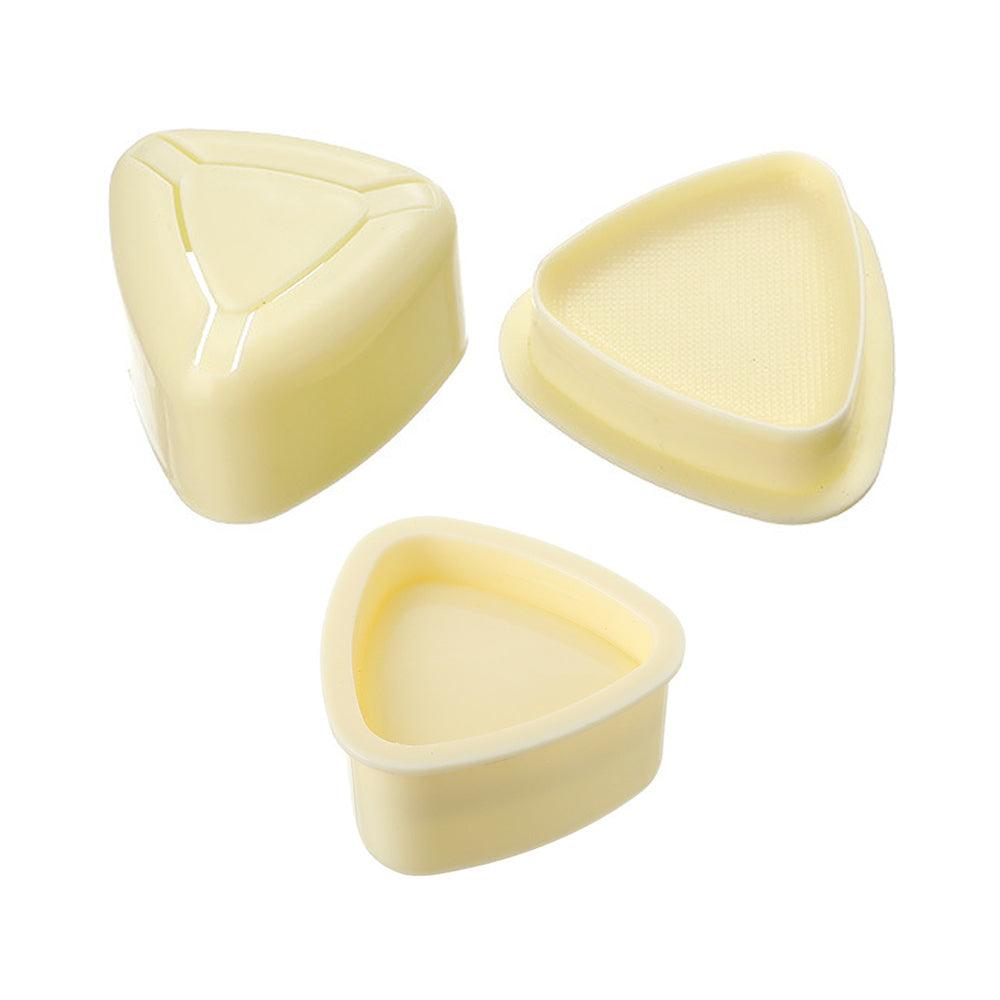 4Pcs Triangle Rectangle Onigiri Molds Musubi Maker Kit with Rice Spoon