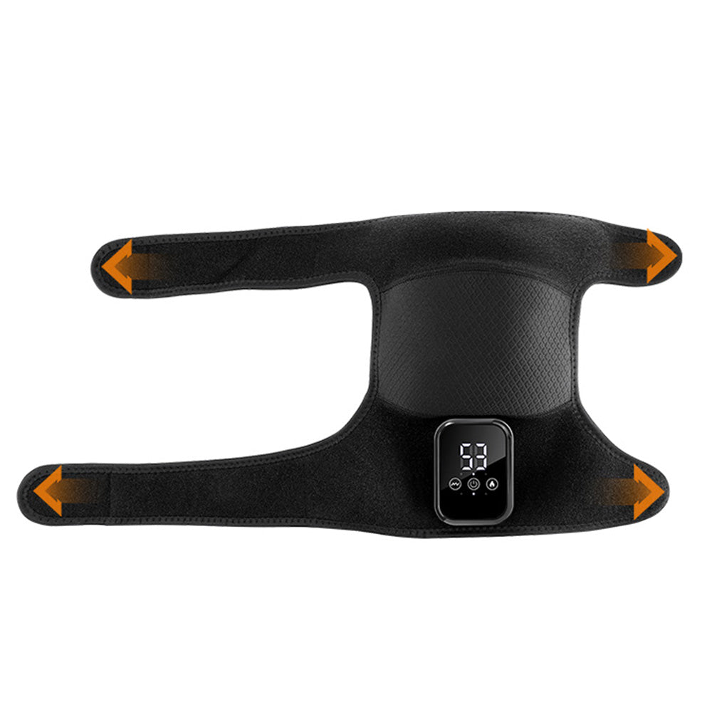 Knee Massager with Heat Vibration Electric Heated Knee Brace with 3 Heat Levels