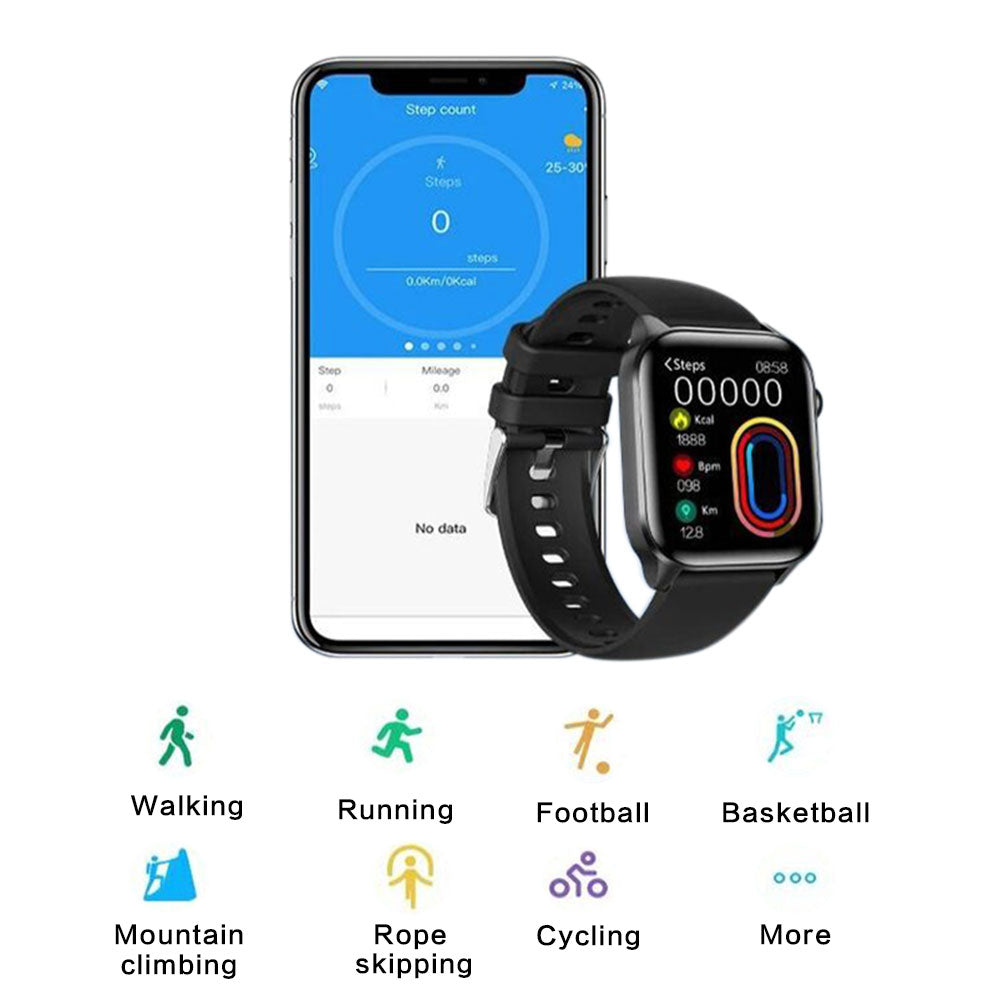 2024 Smart Watch Water-Resistant Smartwatch Heart Rate Fitness Tracker