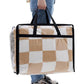 3PCS 60L Clear Plastic Storage Bags with Zipper for Clothing Blanket Comforter