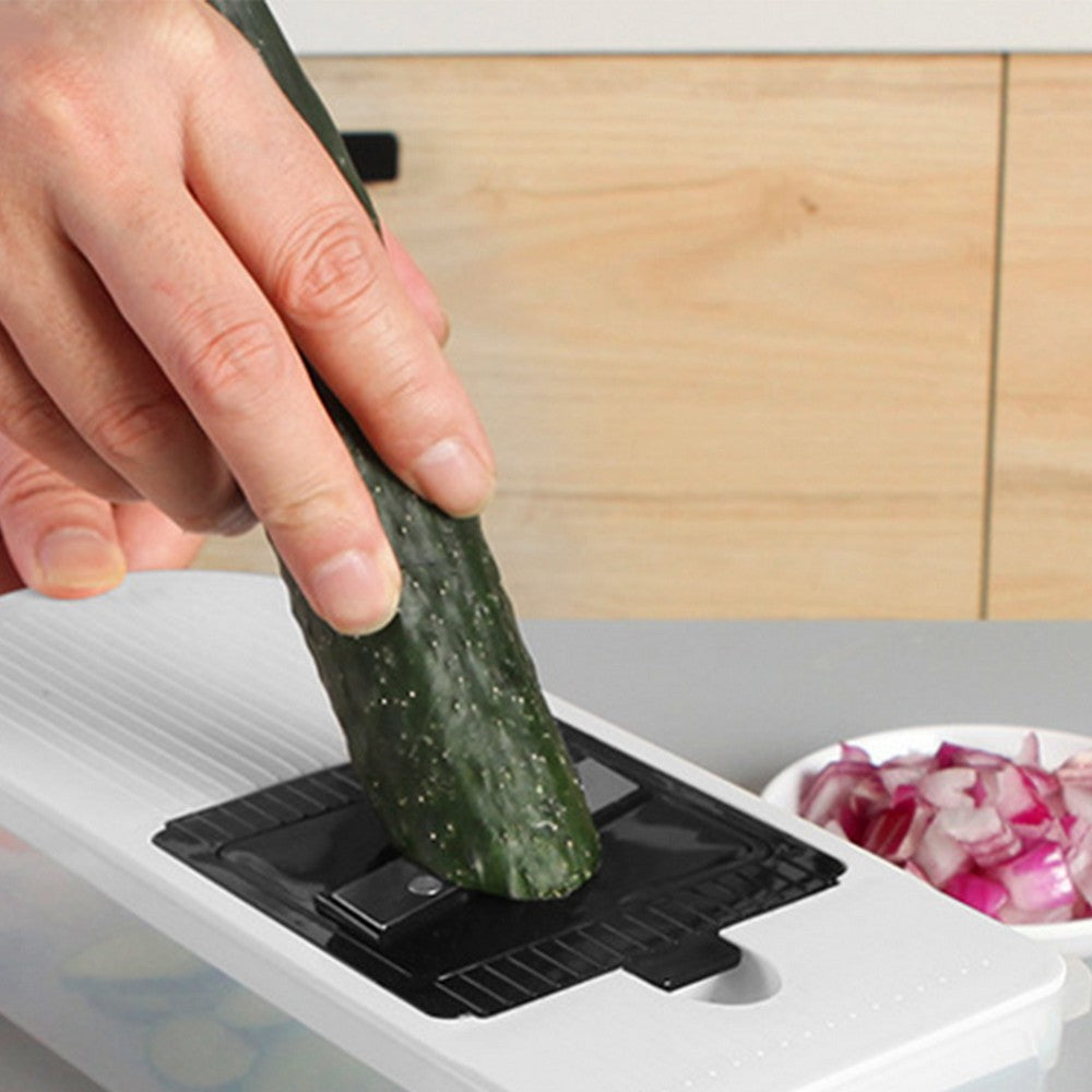 7-in-1 Vegetable Chopper with Container and Blades