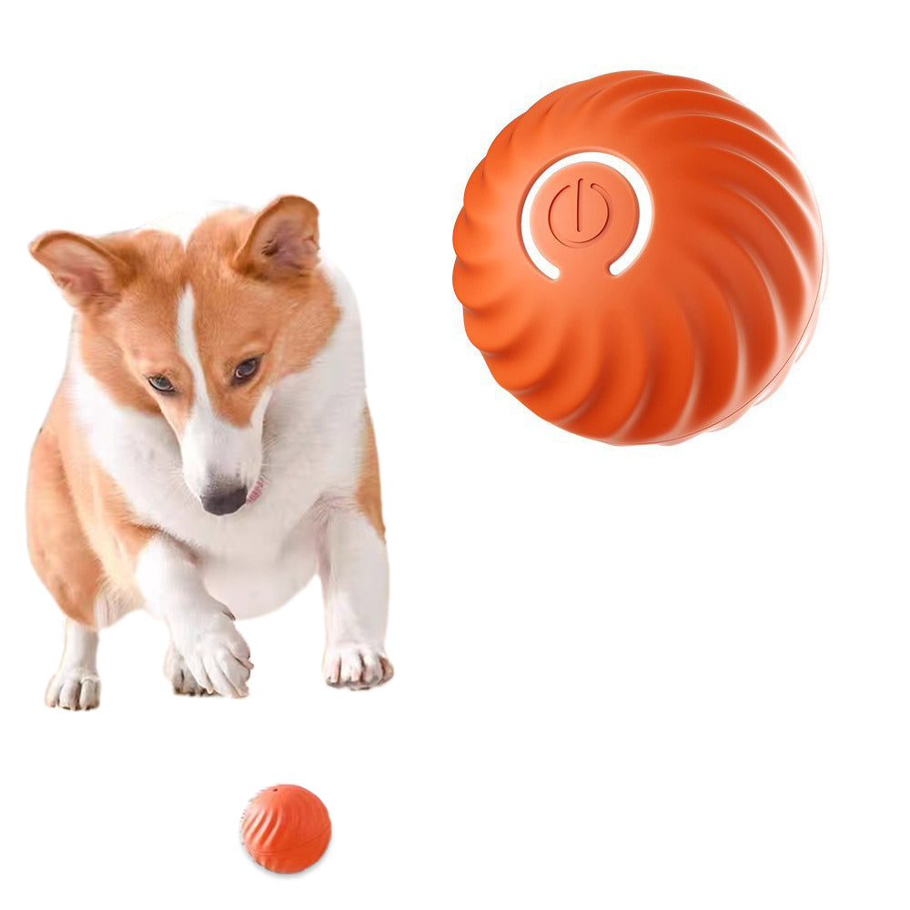 Interactive 56mm Smart Dog Toy Ball Automatic Moving USB Rechargeable Pet Ball