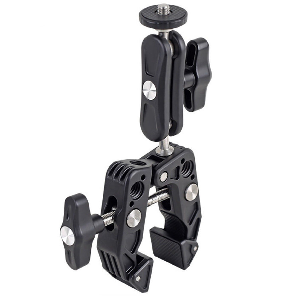 2Pcs Super Clamp Camera Clamp Mount Monitor With Action Camera Adapter Phone Clamp Mount