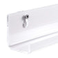 6Pcs 12 Inch Clear Acrylic Wall Mount Vinyl Record Shelves