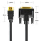 HDMI to DVI-D 24+1 Pin Digital Cable for HDTV, PS3, PS4, Xbox, TV