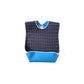 3 PCS Easy Clean Adult Dining Bibs with Neck Snap and Food Catching Pocket