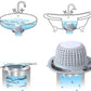Bathtub Drain Hair Catcher Silicone Shower Hair Catcher for Pop Up and Regular Drains