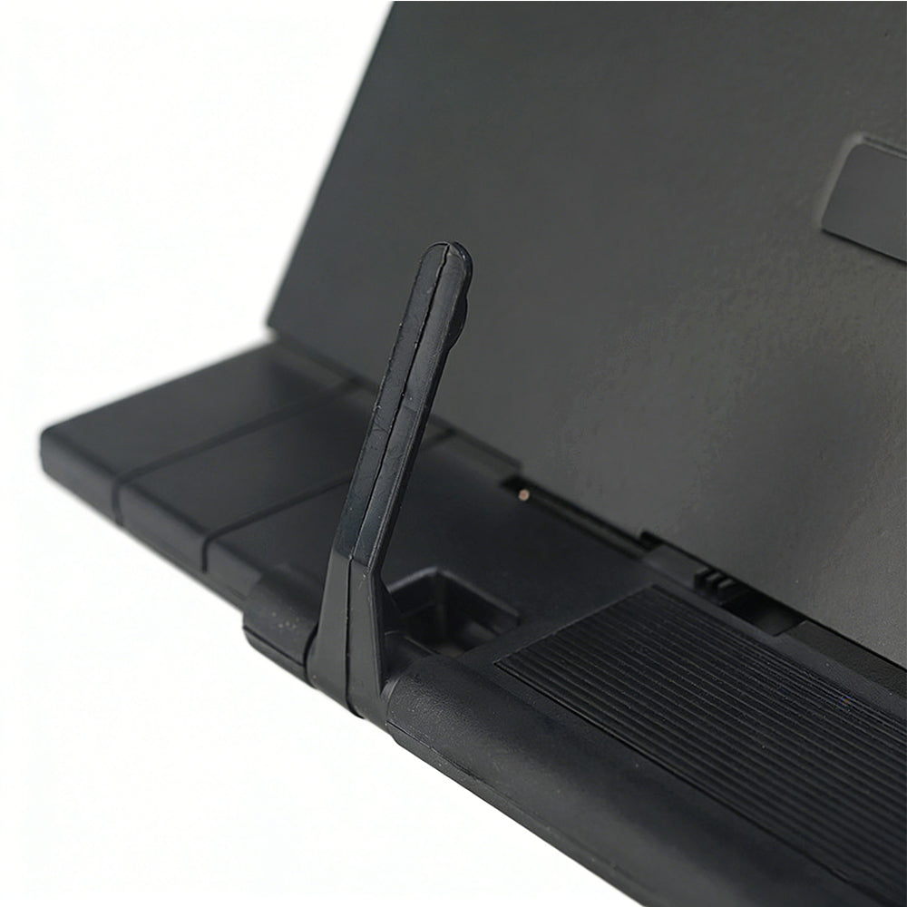 Book Stand for Reading Adjustable Metal Book Holder Tray Reading Rack for Desk with Page Clips