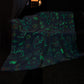 Glow in The Dark Throw Blanket Marine Life Luminous Blanket