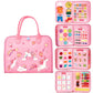 Montessori Busy Board Backpack Sensory Learning Portable Educational Activity Toy for Kids