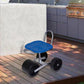 Garden Stool 360-degree Rotating and Lift Garden Seat with Wheels for Planting
