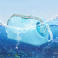 Water-resistant Foldable Silicone Beach Bag with Handle for Camping Seaside