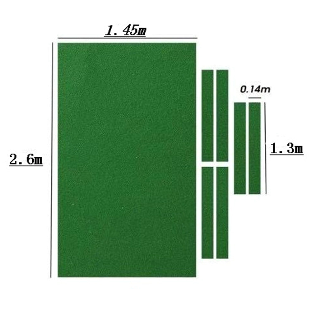 7Pcs Billiard Cloth Pool Table Felt Cloth with 6 Cloth Strips for 7 8 9 Foot Table