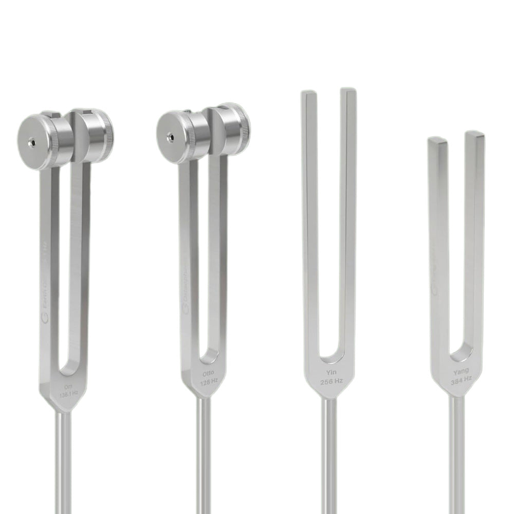 4Pcs Resonance Healing Tuning Fork Set Sensory Tool for Yoga Meditation