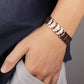 Pure Copper Bracelet with Double-Row Strong Adsorbable Iron