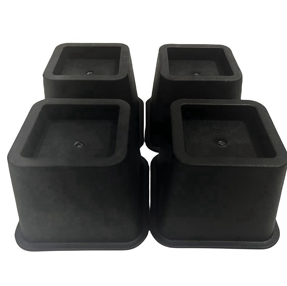 Bed Risers Adjustable Furniture Risers for Dorm Decor Under Bed Storage
