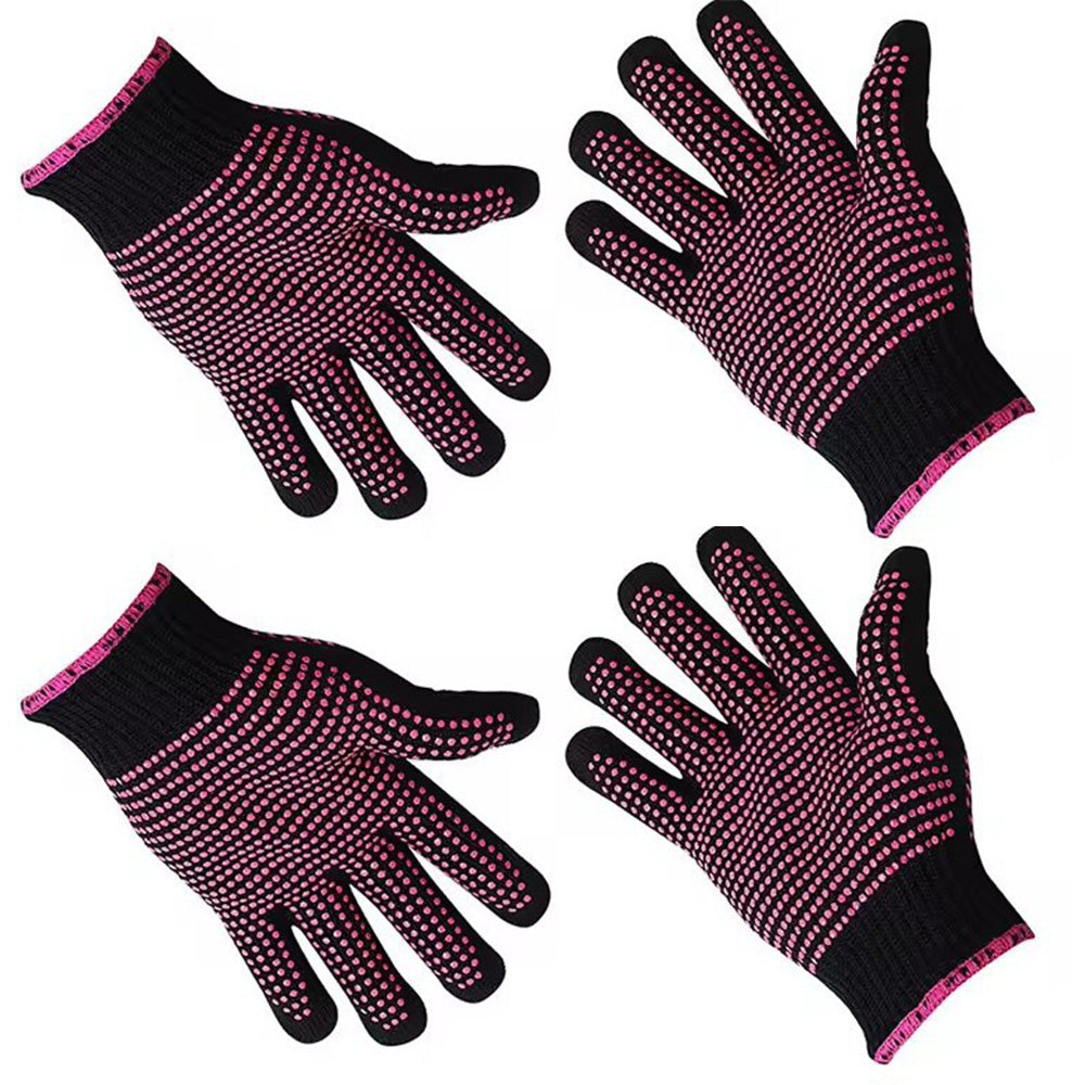 2 Pack Heat-Resistant Styling Gloves for Curling Irons and Hot Brushes