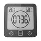 Digital Temperature Humidity Meter Water-Resistant Bathroom Alarm Clock