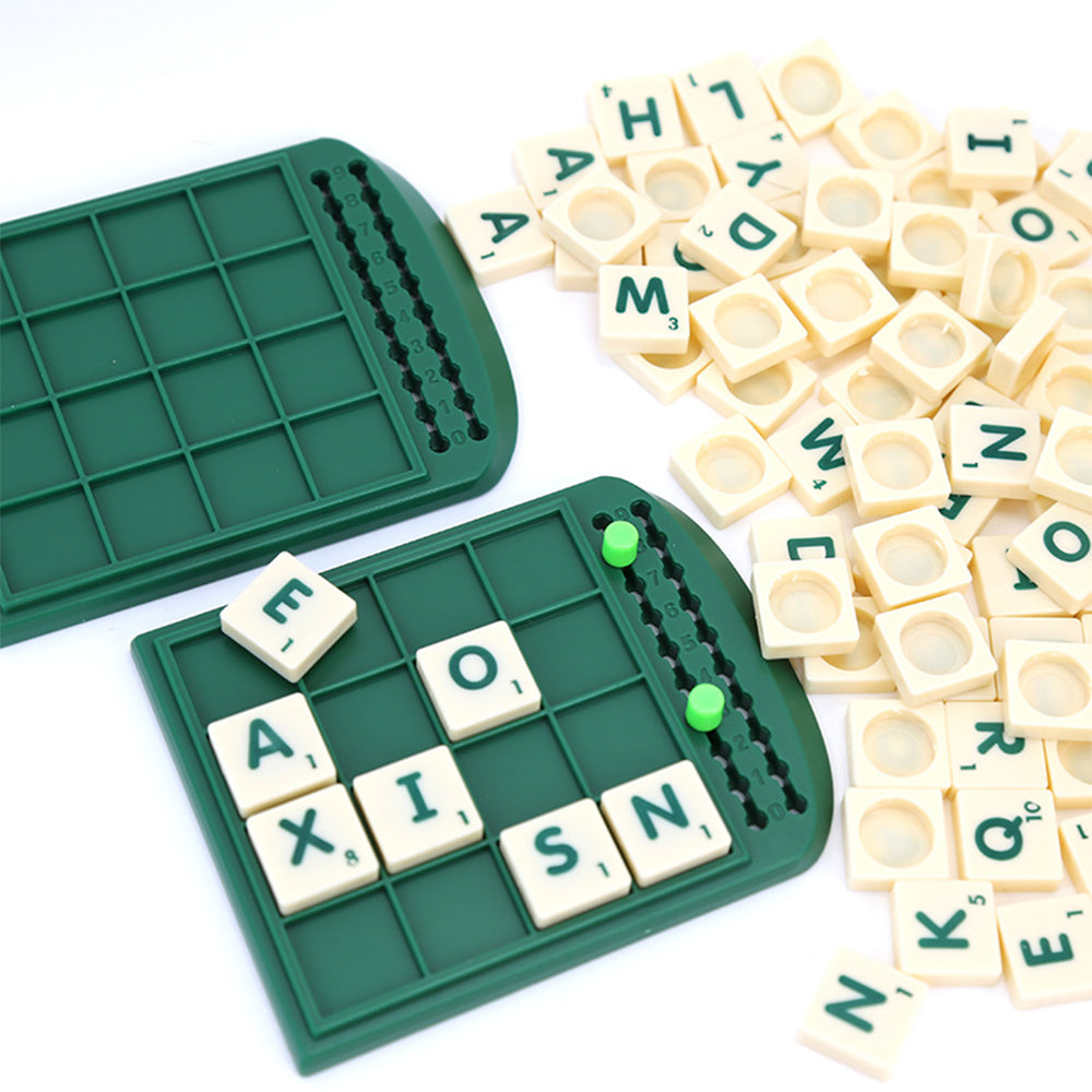 Scrabble Board Game Rotating Word Building Family Party Game