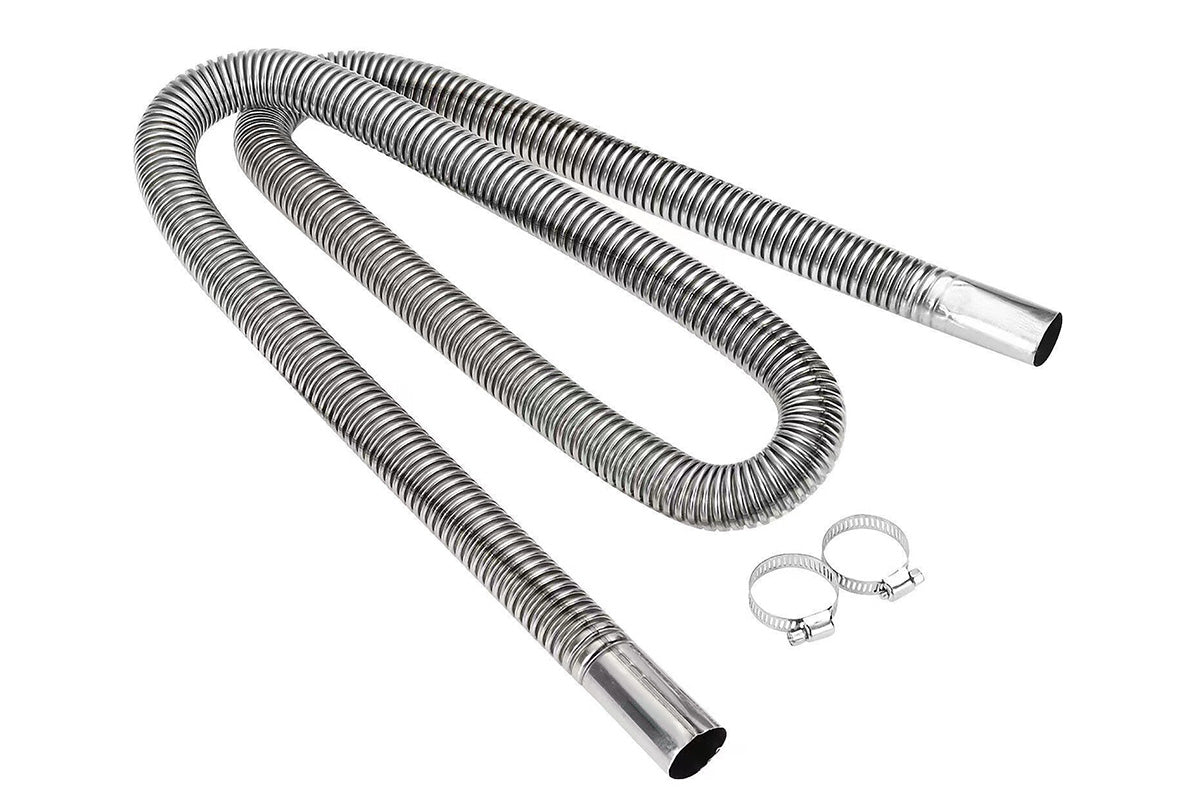 Parking Exhaust Pipe Stainless Steel 60-200 cm for Cars Trucks and Vans