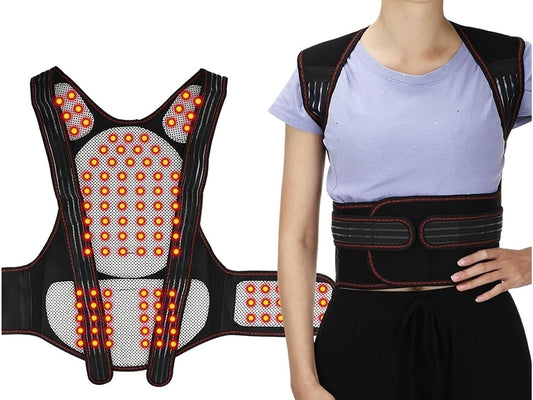 Physical Therapy 98pcs Magnets Self-Heating Magnetic Full Back Support