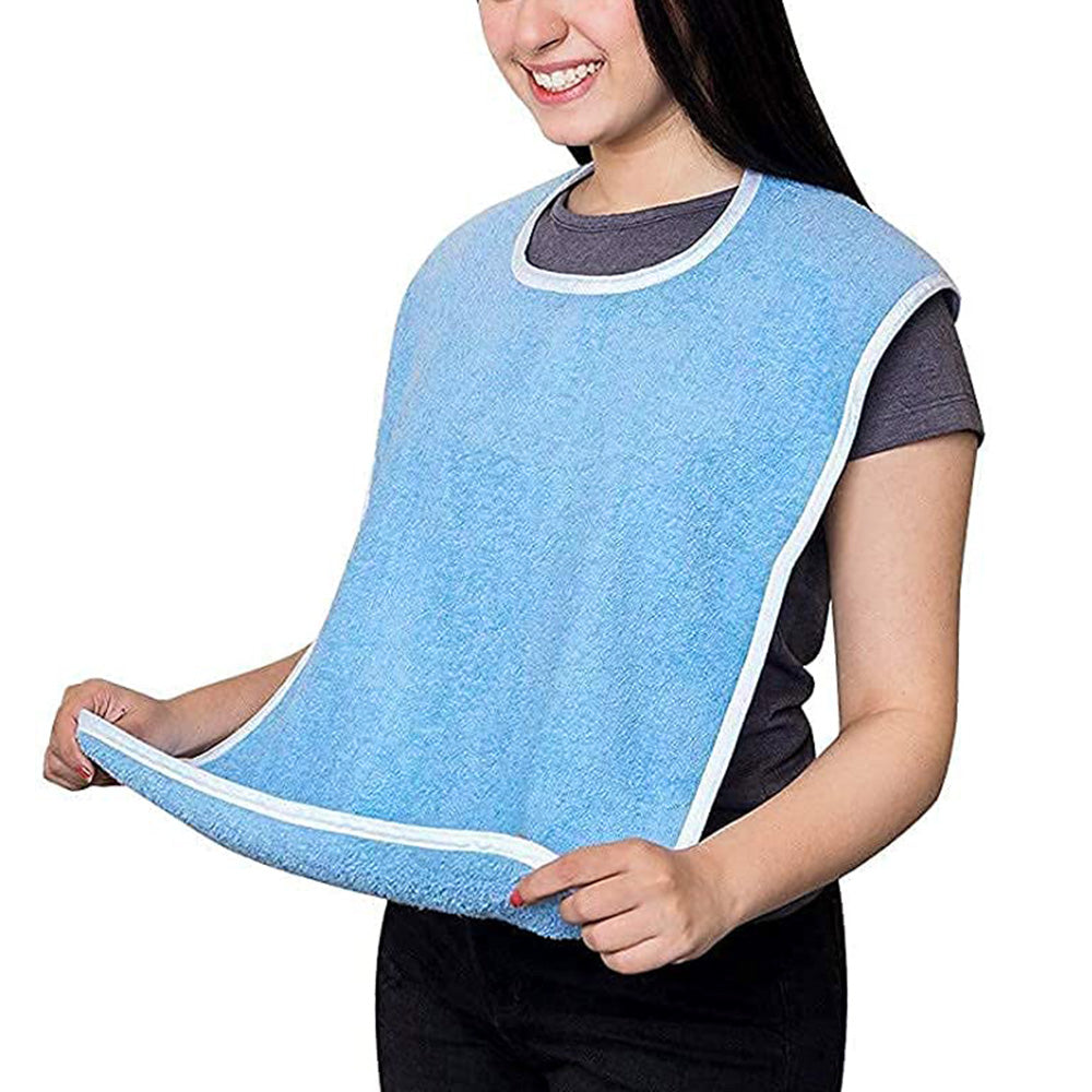 Adjustable Adult Bibs for Women Men Microfiber Bibs for Adults Senior Citizens