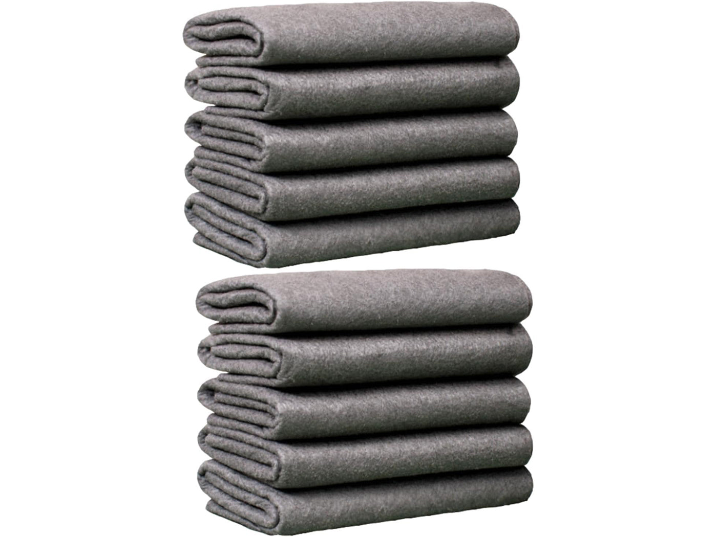 Microfiber Cleaning Cloth Pad of 10 Streak-Free Towel for Glass Kitchen and Home