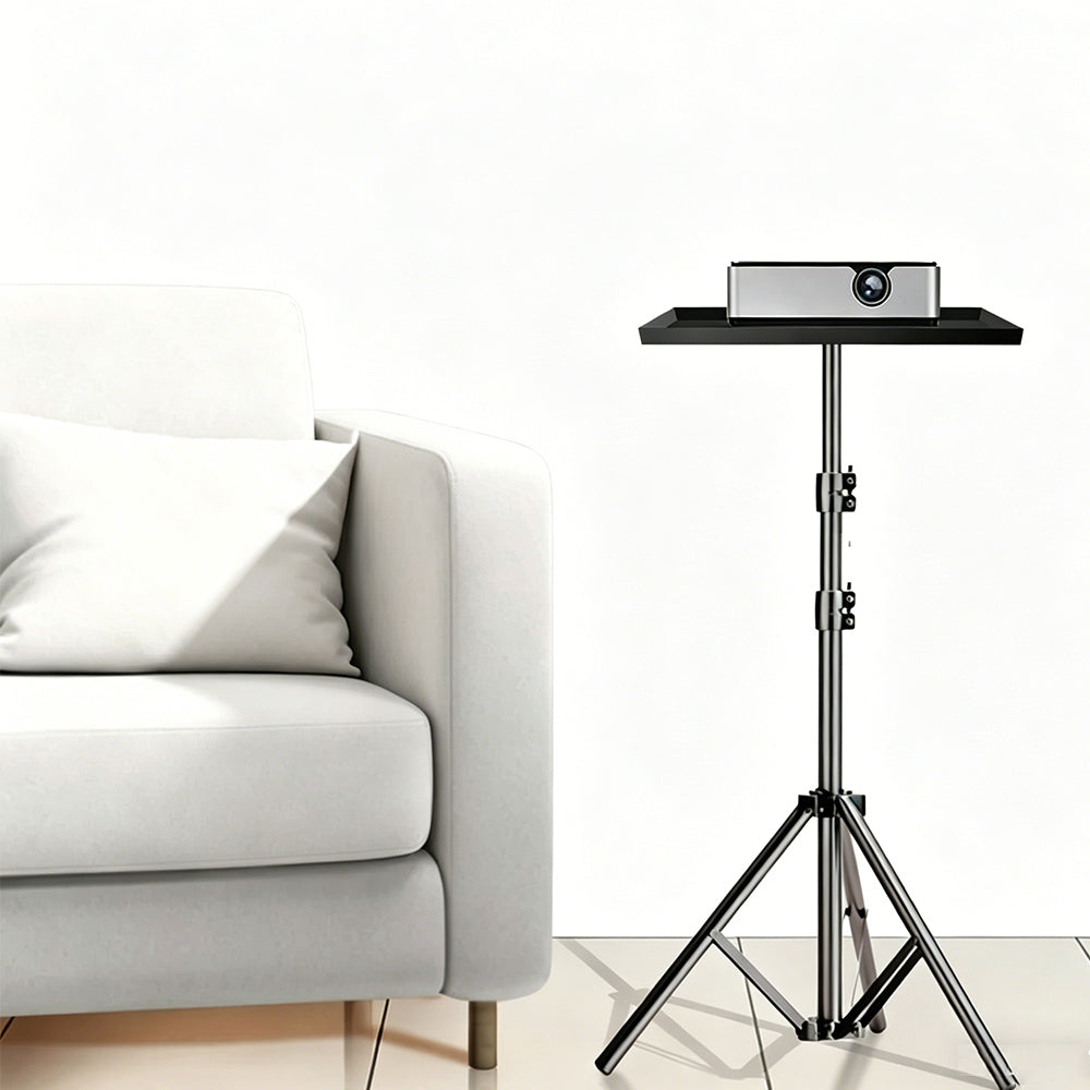 Universal Projector Stand Floor Stand Adjustable Height 120cm With Metal Tray