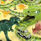 Dinosaur Track Toys Dinosaur Race Car Track DIY Puzzle Building Set
