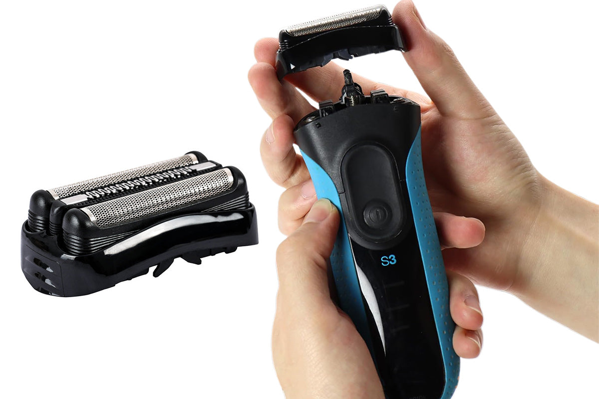 32B Replacement Shaver Head Compatible with Braun Series 3 300s 301s 310s 320 3000s 3010s 3040 350cc