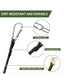 Outdoor Camping Strong Elastic Cord with Carabiner Hook
