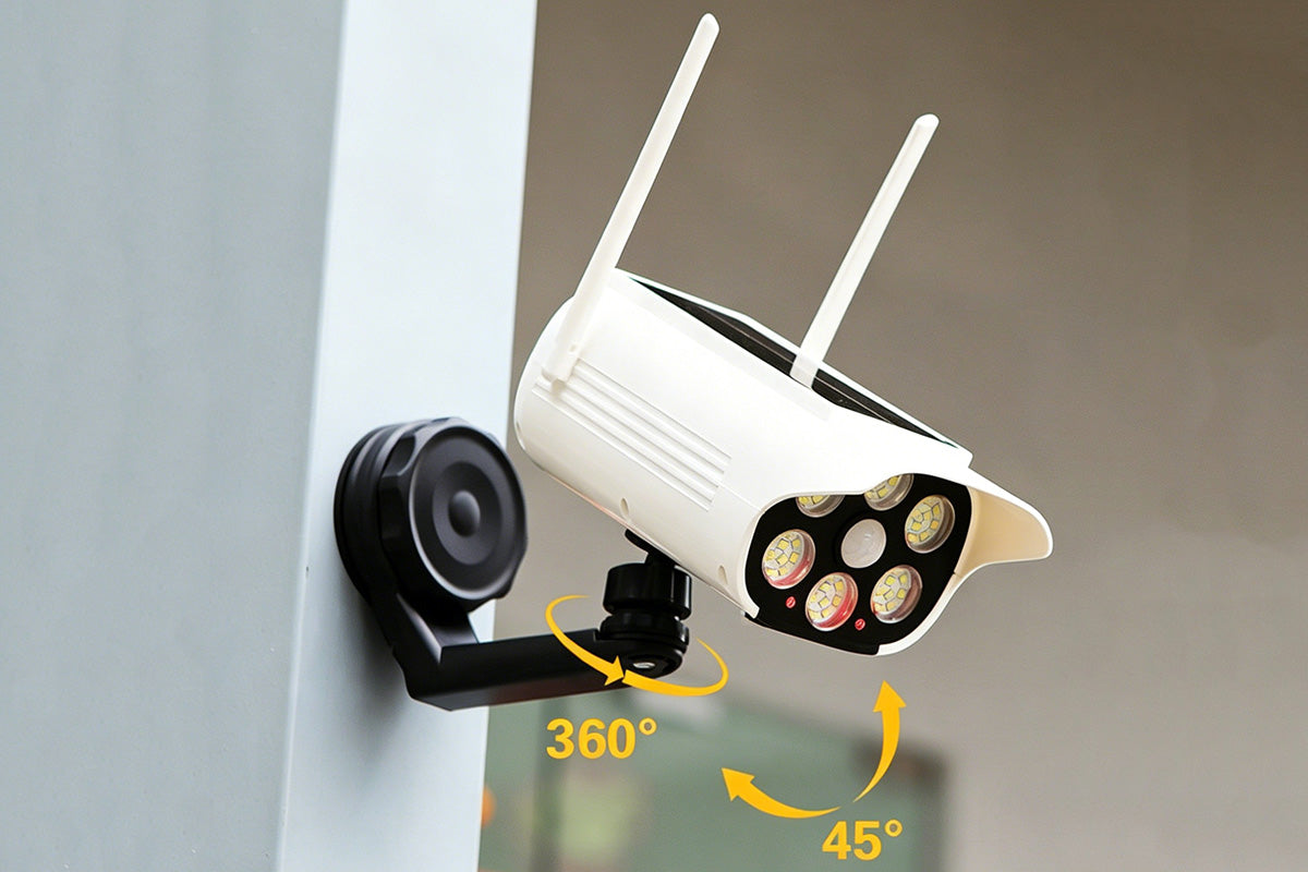 66-LEDs Magnetic Solar Light Fake Security Camera Shape Lamp Outdoor Lighting