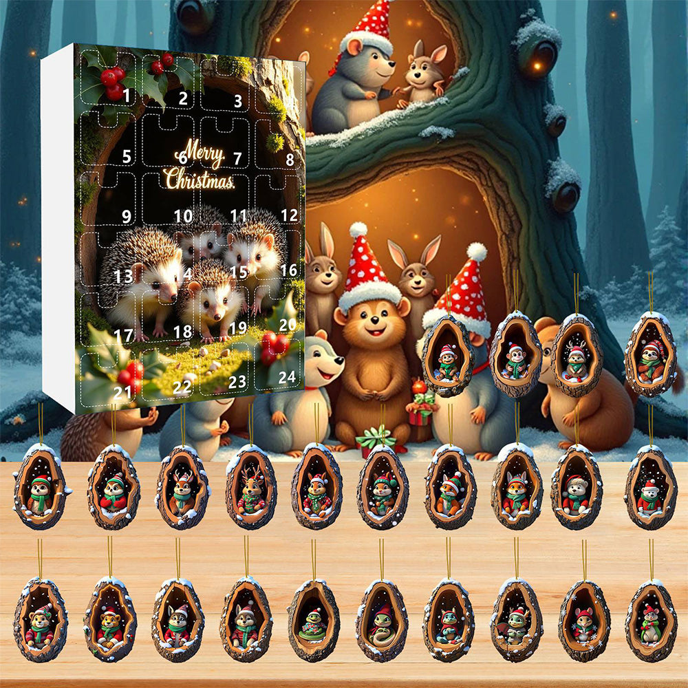 24Pcs Christmas Tree Decoration Hanging Ornaments for Home Decor Holiday Party