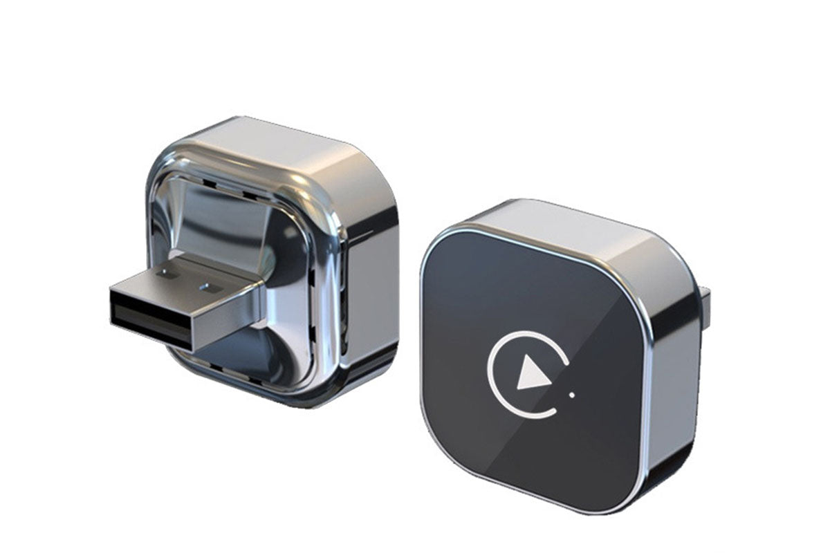 Wireless CarPlay Adapter with USB-A and USB-C Extension Cables Convert