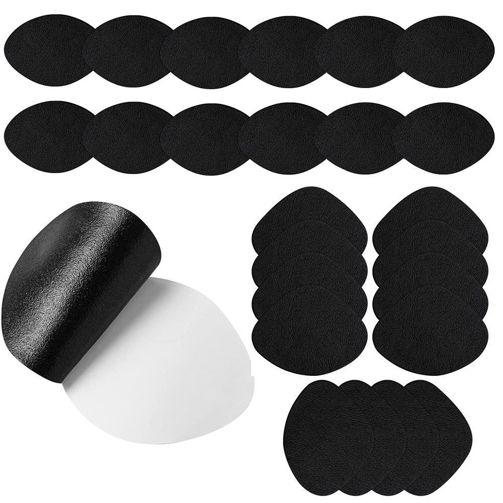24Pcs Shoe Patch For Hole Self-Adhesive Shoe Heel Repair for Leather Shoes High Heel