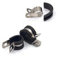 52 PCS Rubber Lined P Clips with Storage Case Stainless Steel Cable Clamps in 6 Sizes