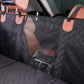 132x158cm Water-Resistant Hard Bottom Back Vehicle Seat Extending Cover for Dogs