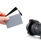 2 Set White Balance Cards 18 Percent Exposure Kit for Camera Calibration