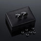 8 Pcs Men Tuxedo Cufflink and Shirt Stud Set for Weddings and Parties