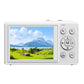 5K HD Dual Screen Digital Camera Point and Shoot Selfie Camera with LED Fill Light