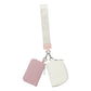2-In-1 Dual-Pouch Wristlet Zipper Pouch Set Wallet Coin Purse Card Holder