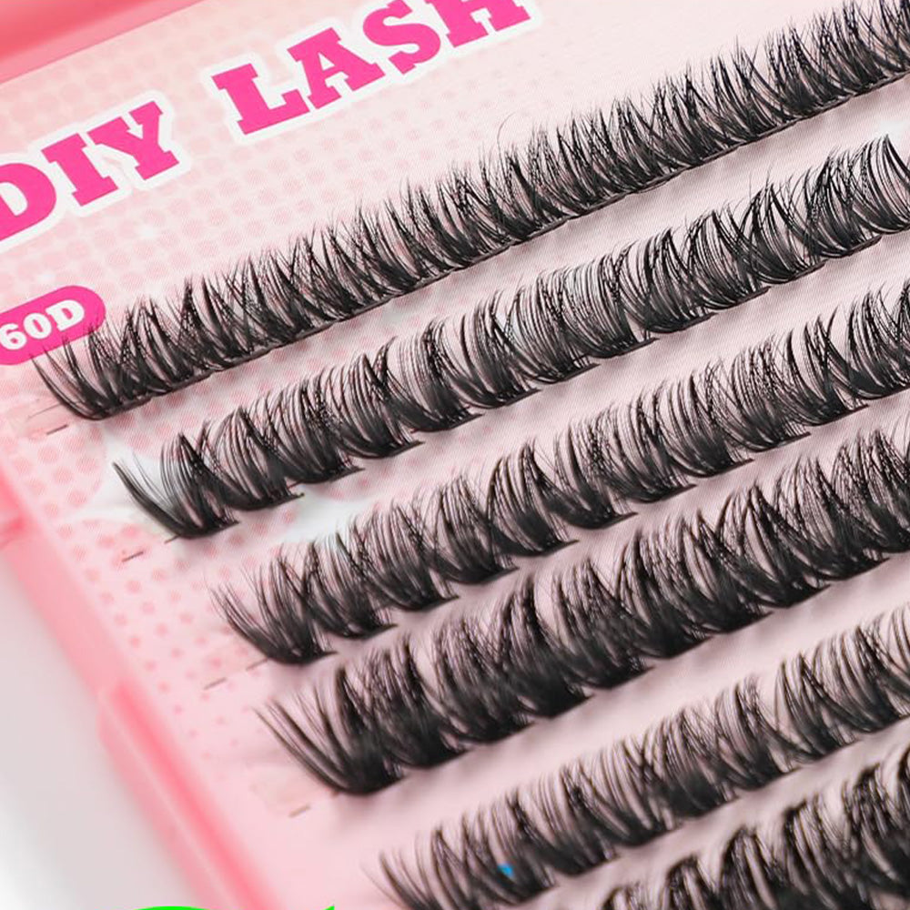 640Pcs Eyelashes Eye Lashes Natural Long Makeup False Eyelashes