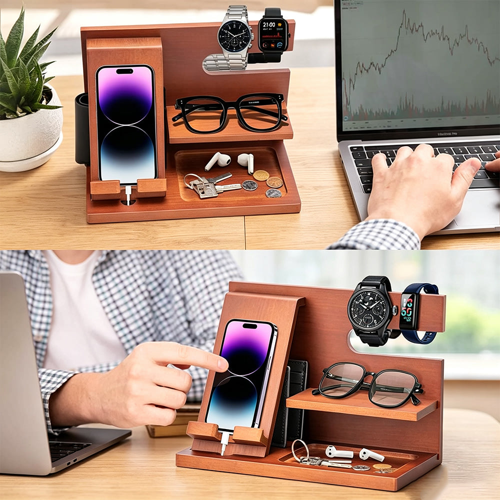Multifunctional Phone Docking Station Desktop Organiser