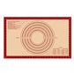 Thick Silicone Pastry Mat Non Stick Baking Dough Mat for Kitchen