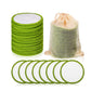 20Pcs Reusable Makeup Remover Pads with a Mesh Bag and Storage Box