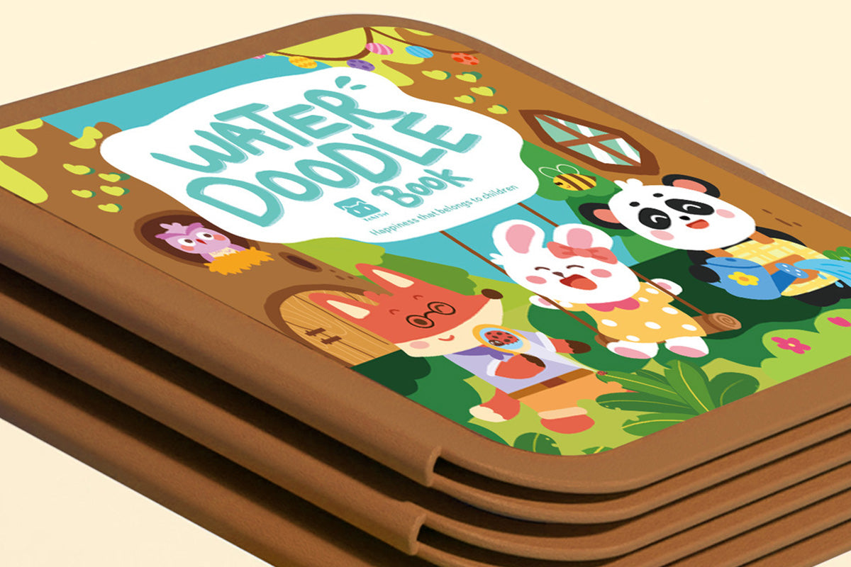 Reusable Water Coloring Book Water Doodle Book Toys Water Painting Book