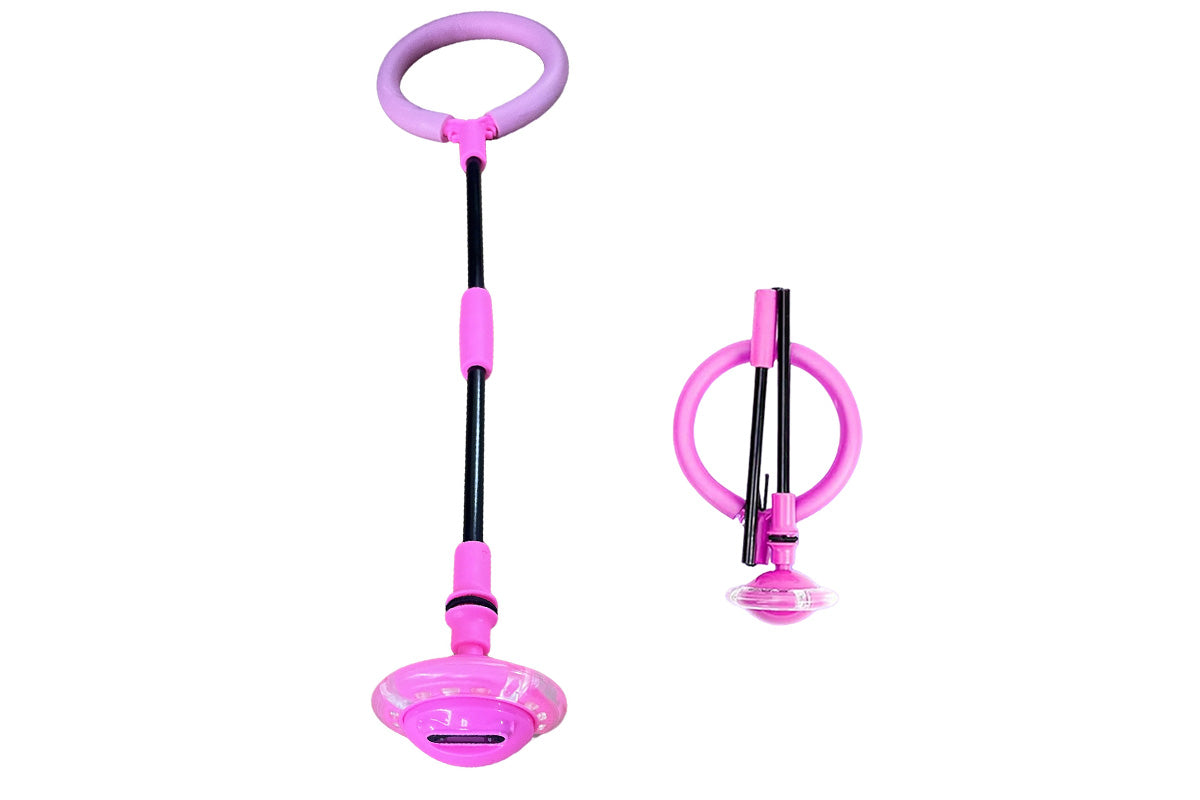 Ankle Skip Ball with Counter Flashing Light-Up Wheel for Kids Age 7 above and Aldults