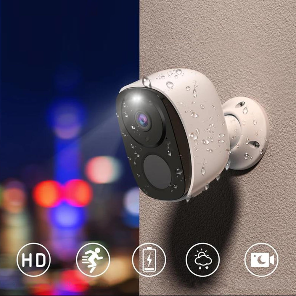 Outdoor Solar Rechargeable Wireless Security Camera